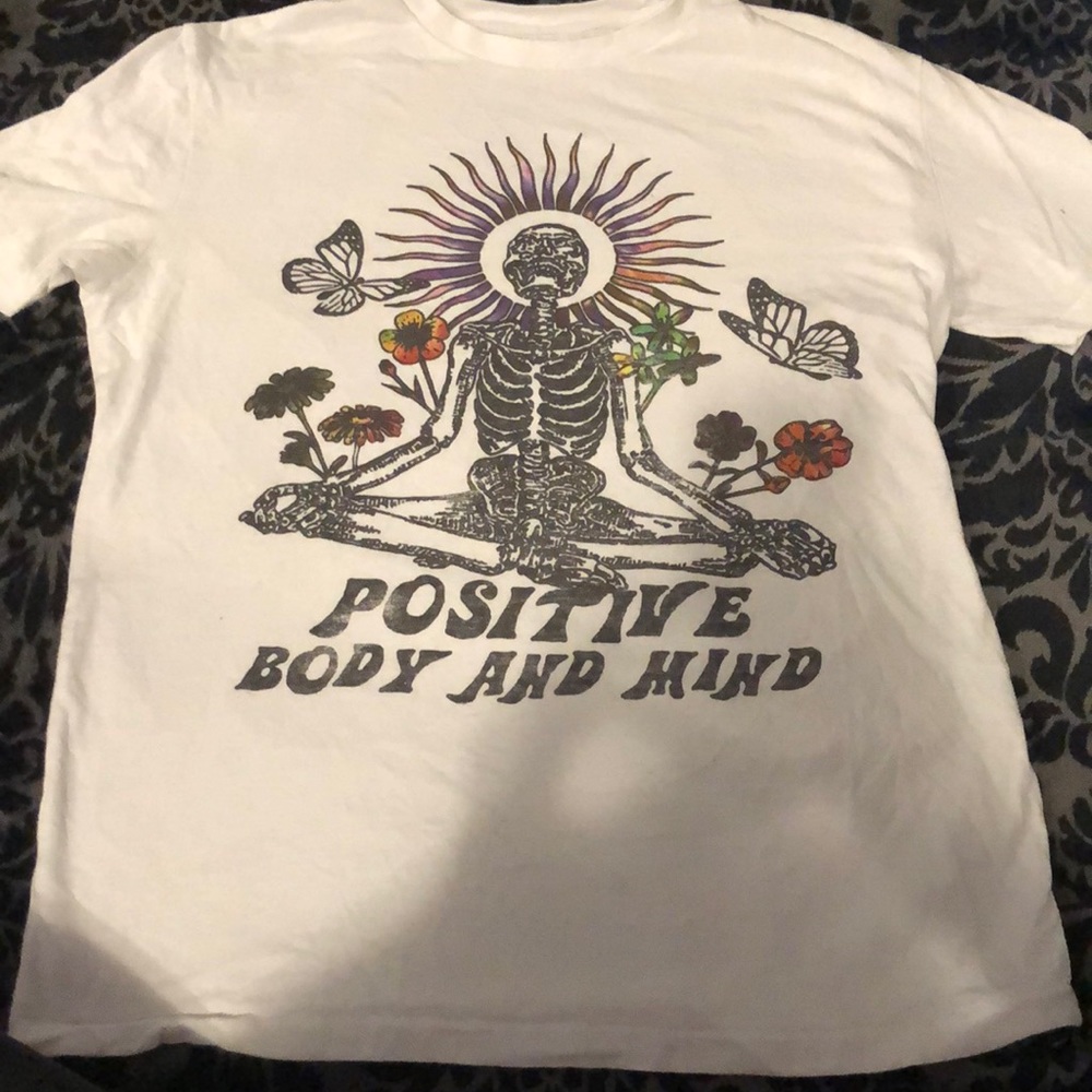 skeleton tee